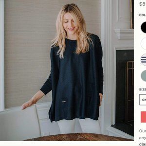 Mer-Sea Catalina Sweater Navy Blue